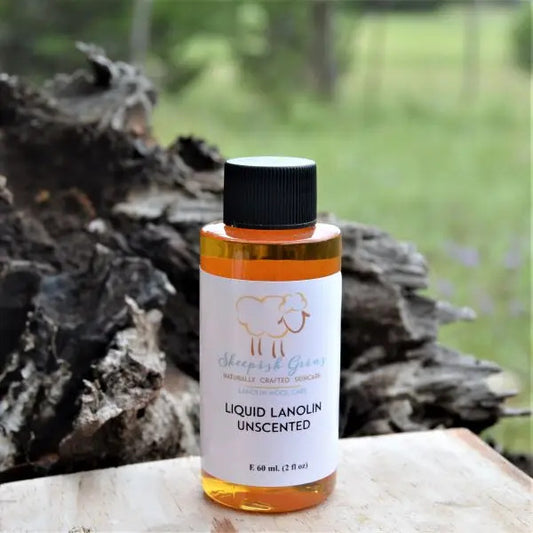 Liquid Lanolin 2 OZ bottle Baby Powder Scent