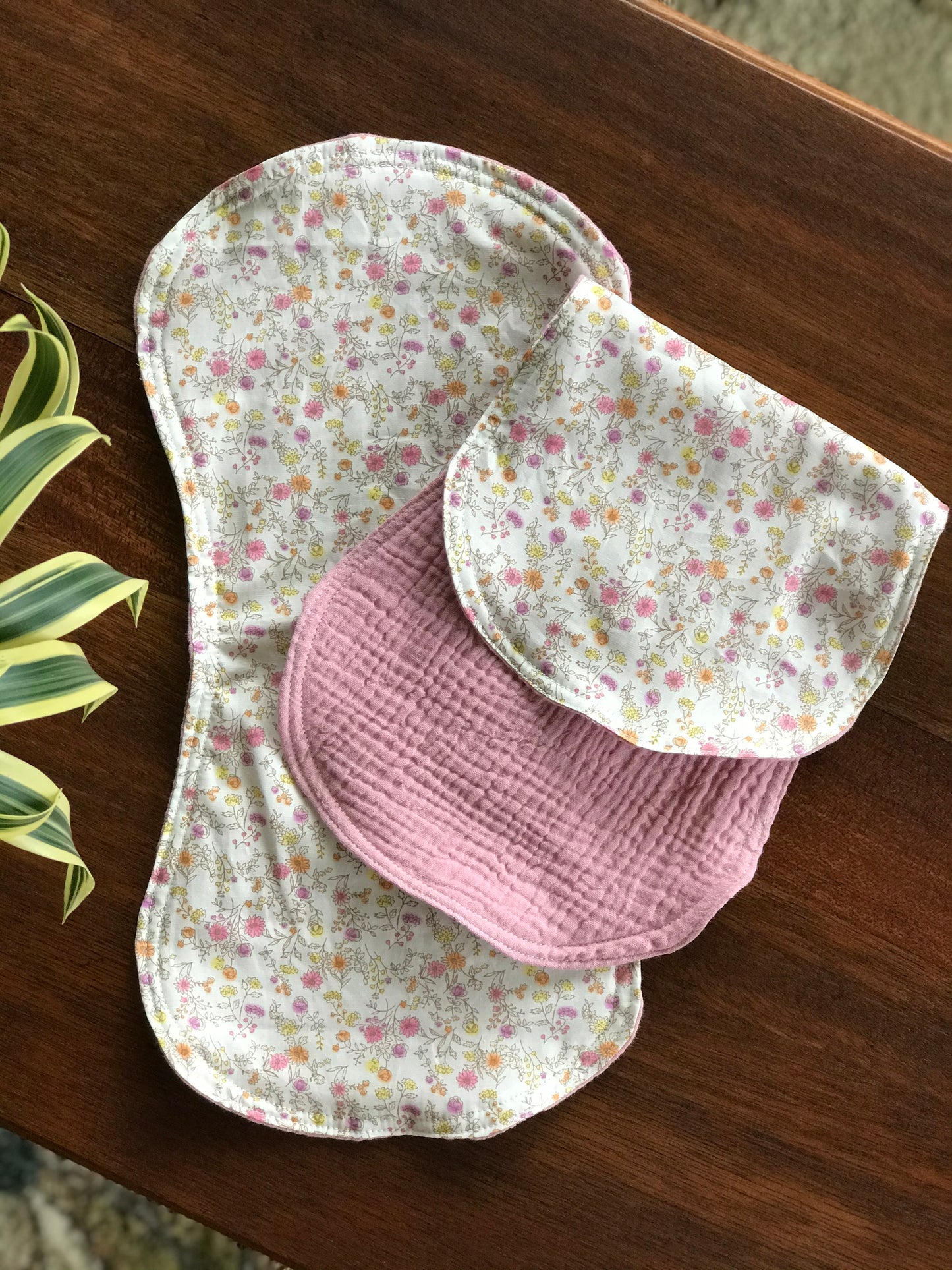 Burp Cloth Set - Spring Flowers