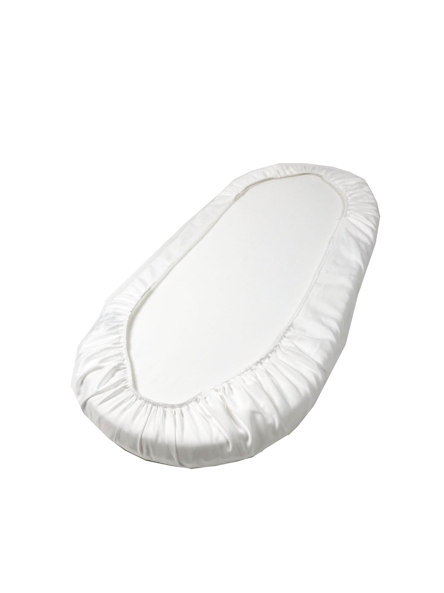 Set of Two (2) White Organic Cotton - Custom Fitted Sheets