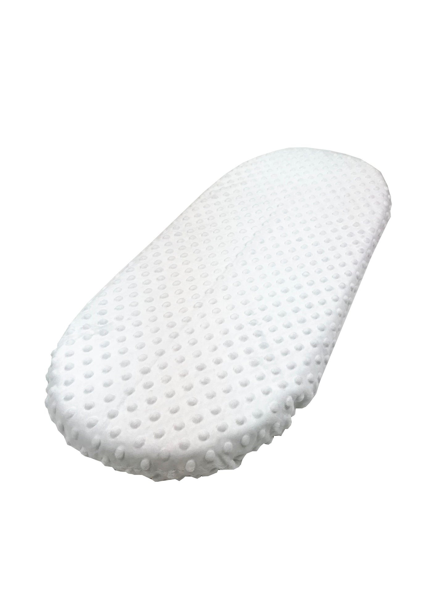 White Minky Dot - Custom Fitted Sheet