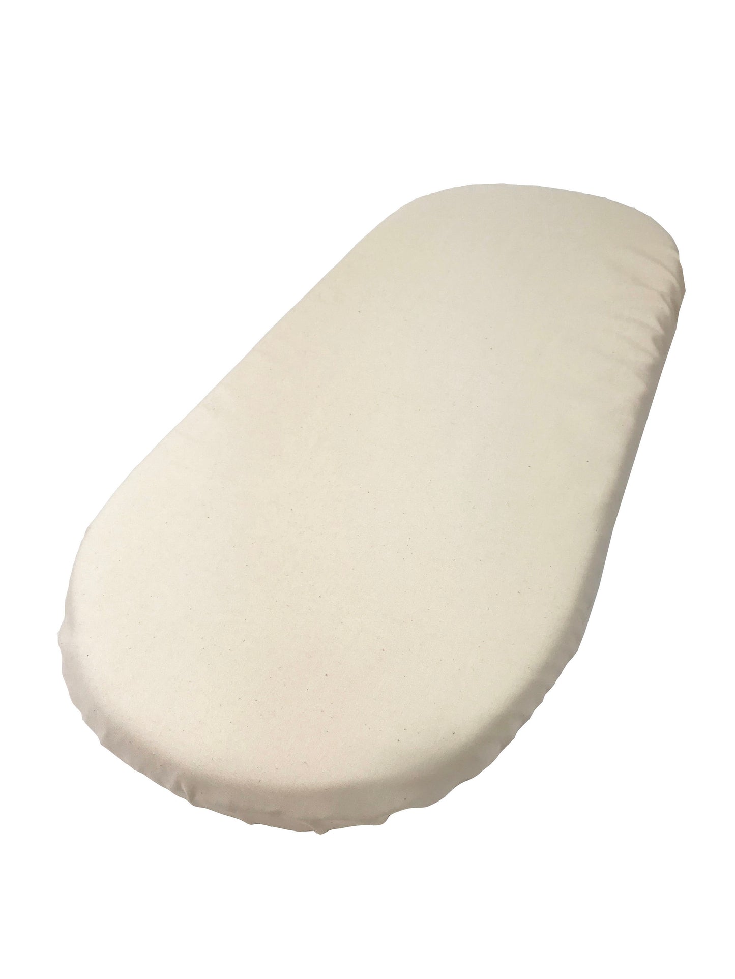 Set of Two (2) Natural Ivory Organic Cotton - Custom Fitted Sheet