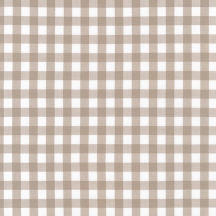 Light Brown Gingham - Custom Fitted Sheet