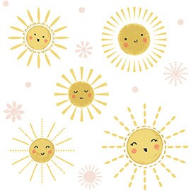 Happy Suns - Custom Fitted Sheet