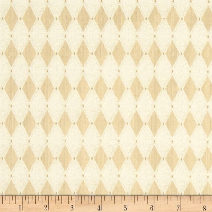 Ivory Diamond Cotton - Custom Fitted Sheet
