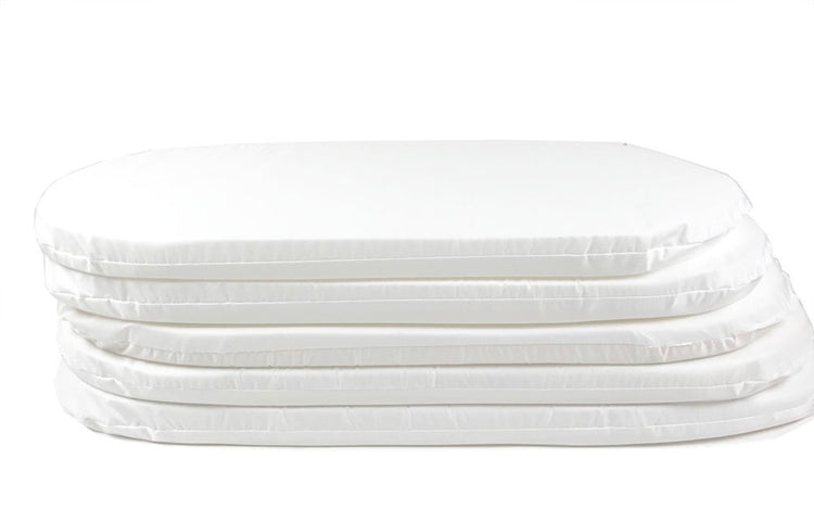 foam covered mattress pad new for baby, use in Moses basket, bassinet, cradle, changing basket, good for replacing old mattress 