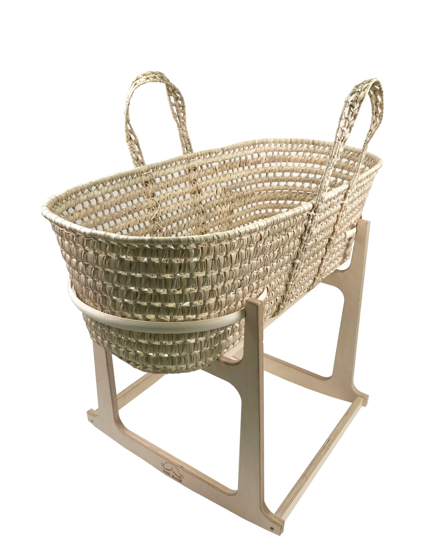 Moses Basket Stand - Palm Leaf or Maize Moses Basket