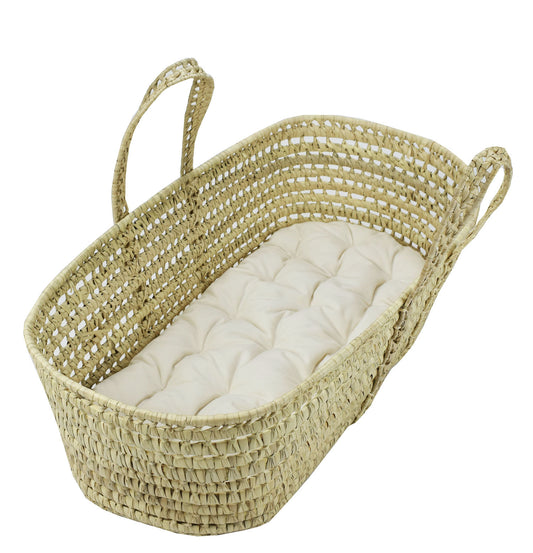 Moses Basket and 100% Organic Cotton Futon