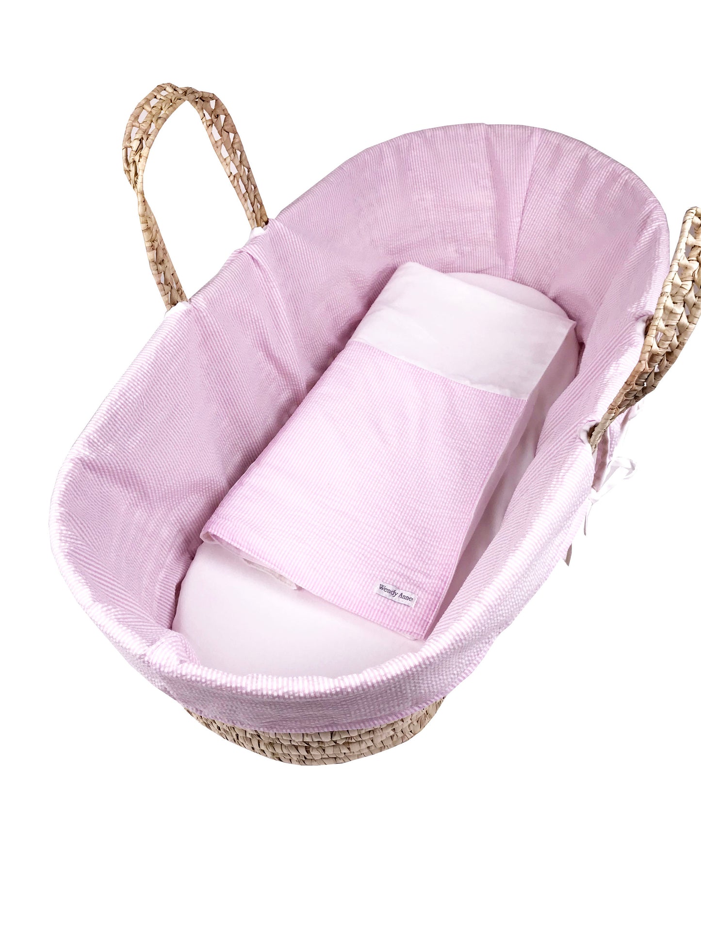 Simple Moses Basket Bedding Set - Made for Your Moses Basket - Choose Fabric