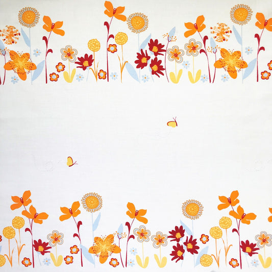 Organic Cotton 10 Flowers by Harmony Arts - Custom Fitted Sheet